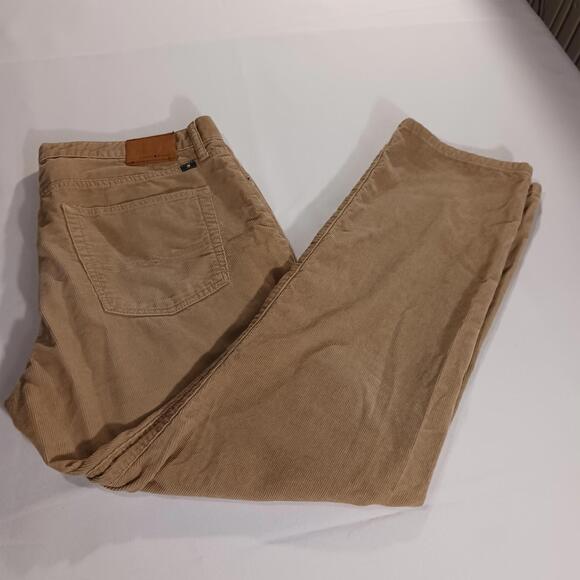 Lucky Brand 221 Original Straight Cotton Pants Men’s Size 38Wx30L Brown Corduroy - Picture 2 of 16